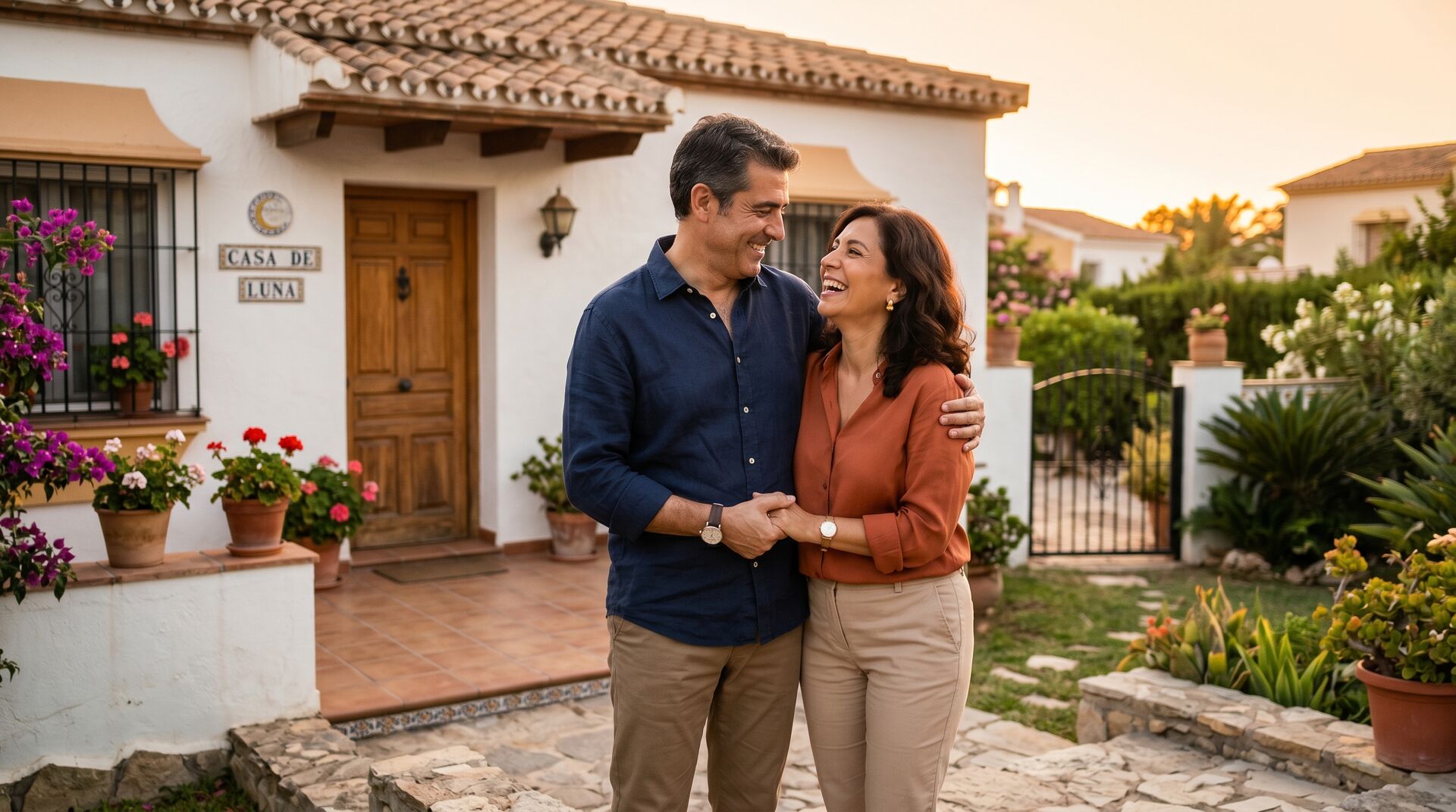 Pareja aliviada gracias a la Ley de Segunda Oportunidad — cancelar deudas en Madrid